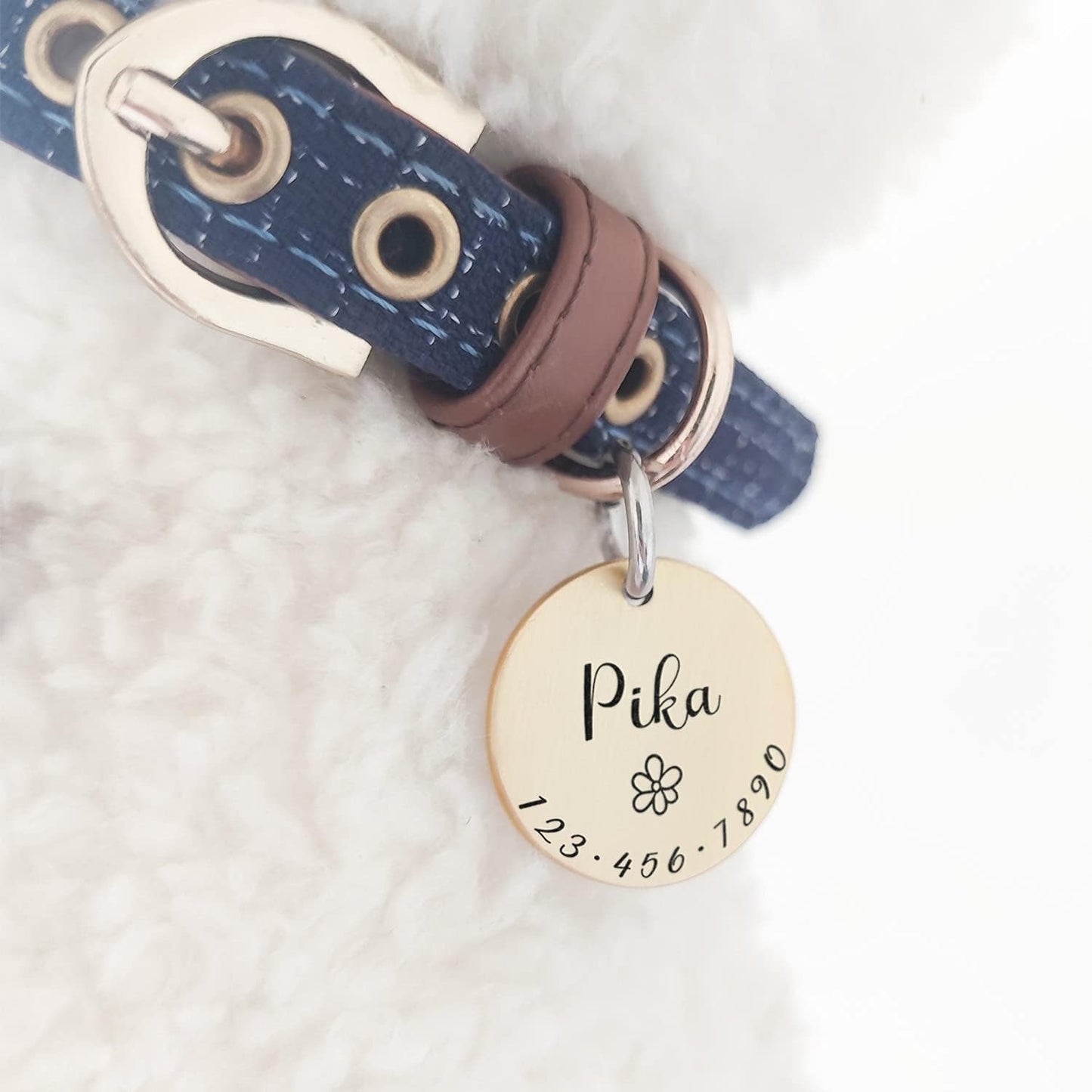 Cats Dogs ID Tags Personalized Lovely Symbols Pets Collar