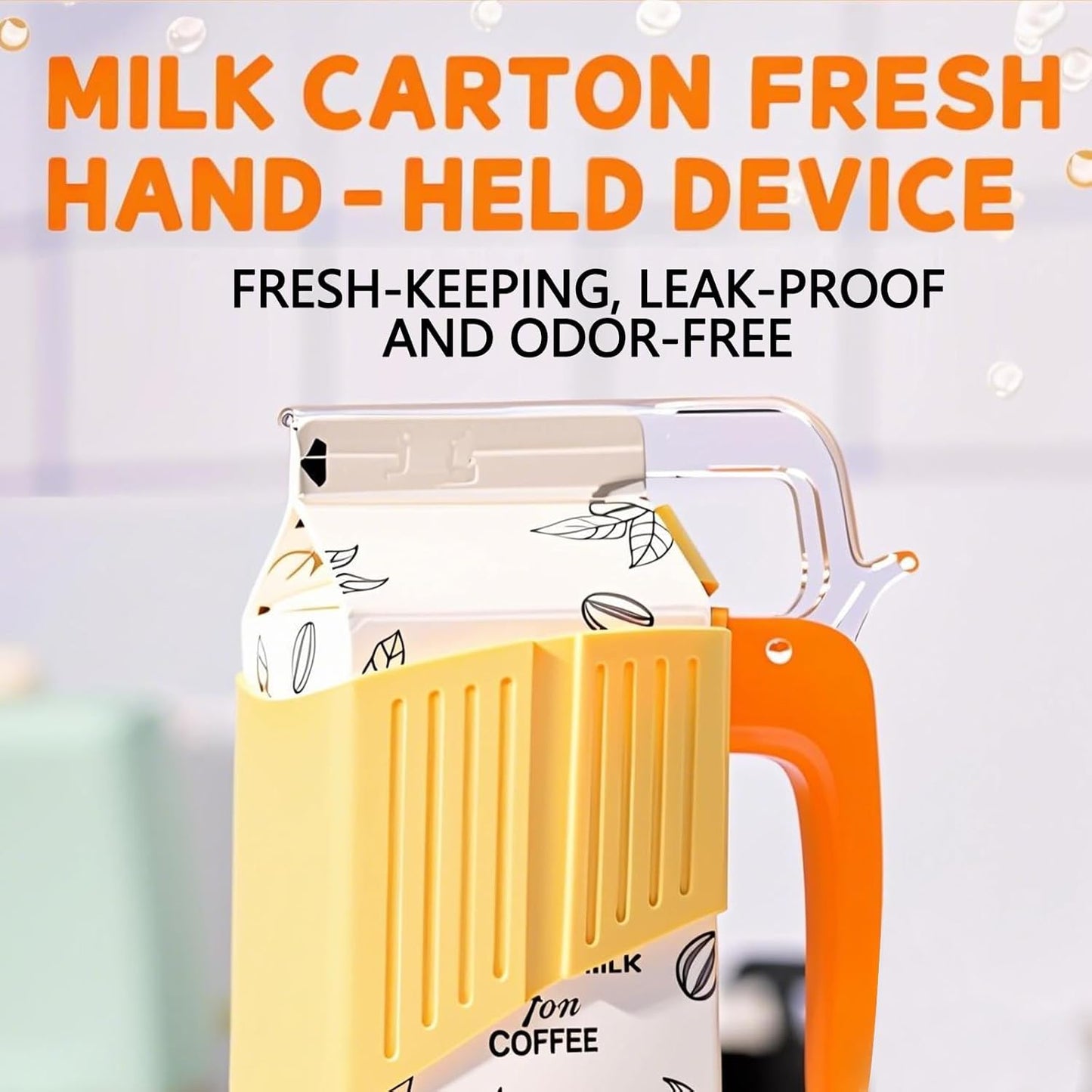 For Gallon Milk Carton Holder with Handle