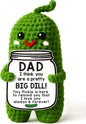 Handmade Gift Funny Crochet Pickle Plush
