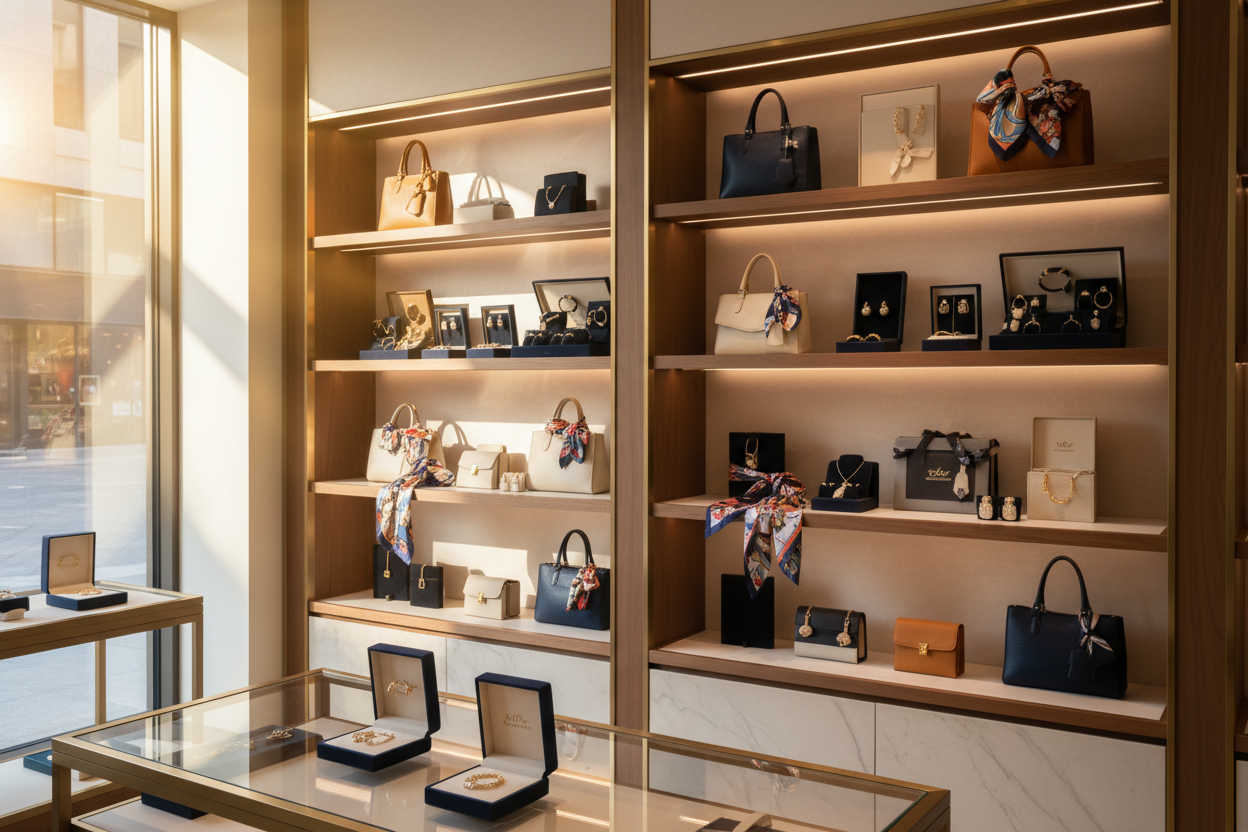 Luxury Boutique Accessories CTA Background