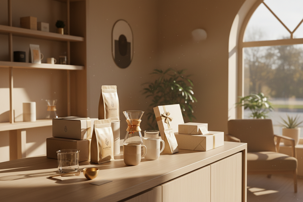 Luxury Coffee Lifestyle Brand Hero