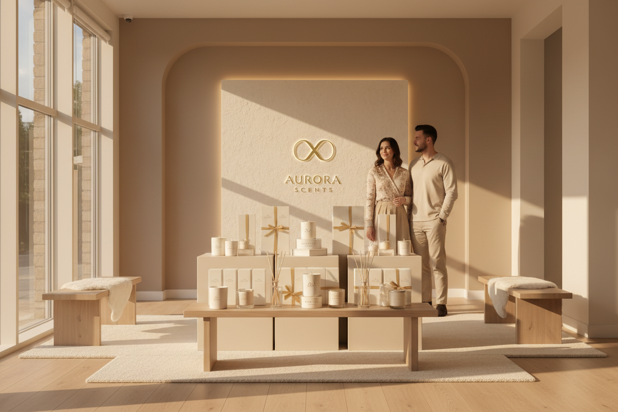 Luxury Home Fragrance Brand Showroom