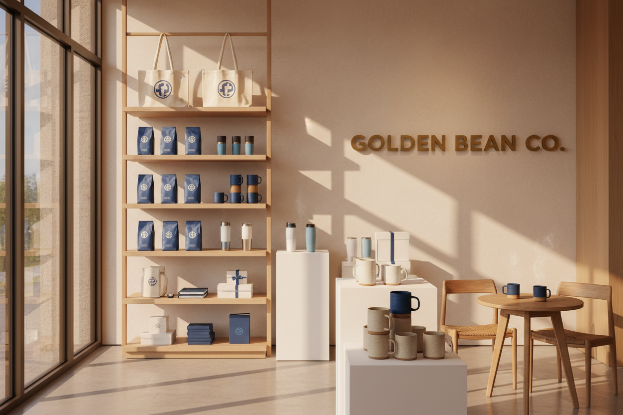Premium Coffee Lifestyle Brand Showroom